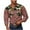 Pink#outdoor shirts, variant on DDAPJ pyju Men's Western Cowboy Shirt Camo Long Sleeve Button Down Shirts Hiking Fishing Camping Travel Work Shirt with Pockets Black M