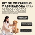 thumbnail image 2 of Fastpet Kit de Aspiradora y Cortapelos para Mascotas 2 L Kit Completo de Aseo para Perros y Gatos con 7 Accesorios, 2 of 8