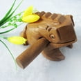 thumbnail image 3 of Wooden Lucky Frog Croaking Musical Instrument Tone Block Home Office Decor Craft(Type 3), 3 of 10