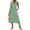 Green, variant on Women's Fashion Casual Checkered Striped Printed Dress