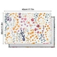 thumbnail image 5 of Pioneer Flower Floral Print Pattern Summer Placemats Table Placemats Set Of 6-Linen Kitchen Washable Placemats Table Mats 12x18 Inch Non-Slip Heat Resistant, 5 of 5