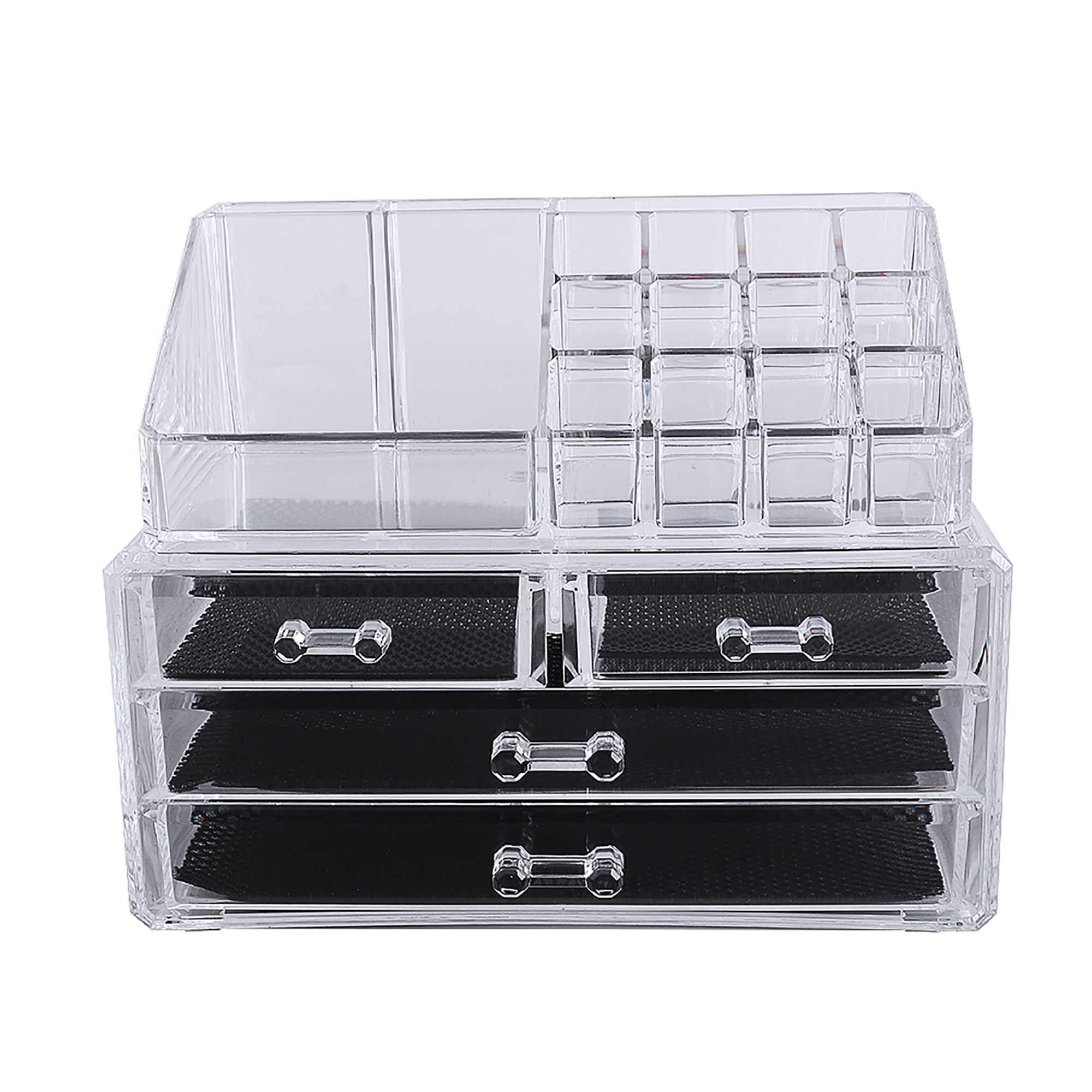 Makeup Organizer Case, PKCH3485 Luxury Makeup Organizer Travel Case, 4 Drawers Integrated