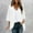White, variant on Womens Cardigans Lightweight Casual Eyelet Open Front Solid Color Fall Vacation Cover ups Dressy Jacket Outwear
