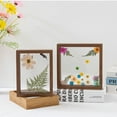 thumbnail image 2 of Dried flowers and leaves specimen frame wooden frame with real, 2 of 7