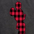 thumbnail image 3 of Mickey & Friends - Mickey Plaid - Women's Short Sleeve Graphic T-Shirt, 3 of 5