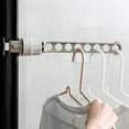 thumbnail image 3 of 6Pcs Window Frame Clothes Hanging Rack Portable Indoor Window 8-Holes Drying Rack Adjustable Home for Clothes Stand, 3 of 7
