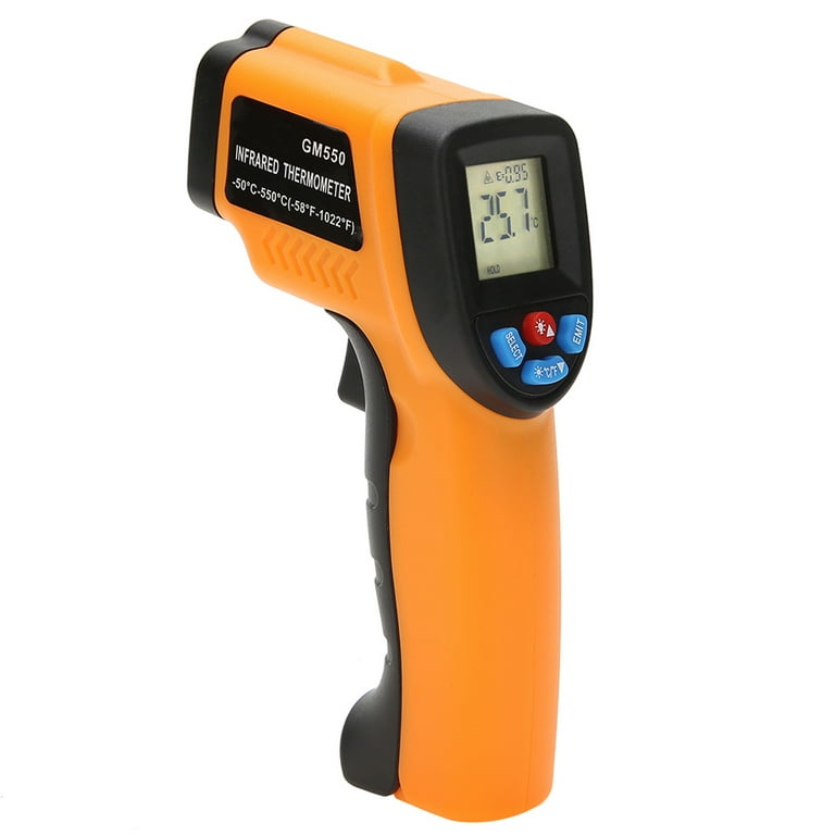 Cheers.US GM320S Infrared Thermometer 1080 Non-Contact Digital Temperature  Gun for Cooking, Reptiles, Pizza Oven