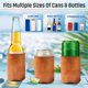thumbnail image 5 of Funda de Cuero para Latas y Botellas - Funda de Pu Marrón para Bebidas para Cerveza y Vino, Protección Antideslizante Contra Caídas, Hielera Aislante para Fiestas, Picnics, Bricolaje, Se Adapta a Lat, 5 of 6