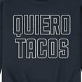 thumbnail image 3 of Instant Message - Quiero Tacos - Men's Crew Neck Fleece Pullover, 3 of 6