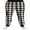 White and Black Buffalo Plaid Jogger, variant on #followMe Men's Microfleece Buffalo Plaid Pajama Pants with Pockets: Comfortable Joggers (Blue and Black Buffalo Plaid Jogger, Small)