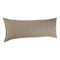 thumbnail image 6 of LR Home Bennett 14" x 36" Tan Fringed Linen Blend Adult Decorative Lumbar Throw Pillow Cover, 6 of 8