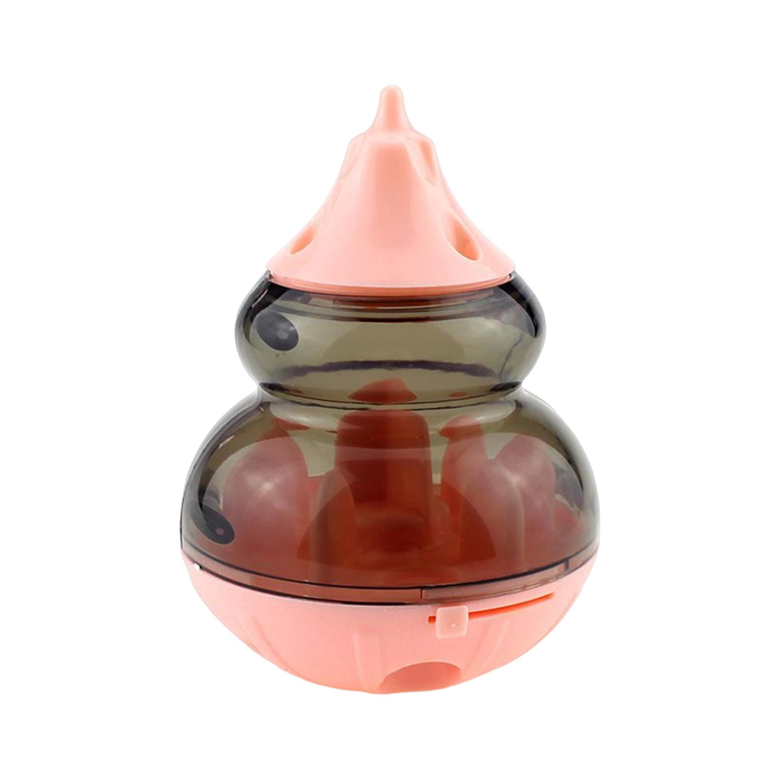 Dog Tumbler Leaking Food Toy Dog Puzzle Toy Feeder Toys for Fun Feeding Pets Pink