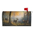 thumbnail image 2 of PHELIKA Autumn Deer Dreamy Misty Forests 03 Magnetic Mailbox Covers Standard Size 21"H x 18"W, 2 of 8