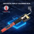 thumbnail image 2 of 68W USB Digital Display Soldador Mini Herramienta de soldadura portátil Temperatura ajustable Romacci Soldador eléctrico, 2 of 7