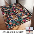 thumbnail image 3 of Shiba Inu Dog and Flower Floral Door Rugs,Washable Non Slip Door Mats Indoor,Decorative Door Mats,Entry Mat Indoor for Entrance,Bedroom,Kitchen,Bathroom,20"x32", 3 of 6