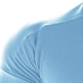 thumbnail image 4 of SMihono Summer Mens T-Shirts Solid Color Shirt Classic Staple Shirts for Men Sports Running Quick-drying Tops Crew Neck Workout Pullover Summer Cozy Clothes Short Sleeve Tee Tops Blue 14, 4 of 7
