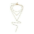 thumbnail image 3 of HomeKingdee Women's Handmade Tassel Pendant Alloy Necklace - Trendy Multi-layered Elegant Design for Daily Wear and Gift Ideas, 3 of 6