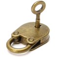 thumbnail image 3 of NETSENG 3 Pcs mini Cadenas en Laiton style antique avec Clé, 3 of 6