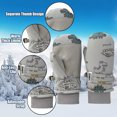 thumbnail image 5 of Toddler Ski Gloves Fashion Classic Winter Waterproof Windproof Outdoor Sports Gloves for Children Outdoor Mittens Gloves 6-24 Months, 5 of 6