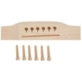 thumbnail image 2 of Easy To Install Guitar Pin, Guitar Bridge,  Maple DIY Handmade Guitars For Home, 2 of 8