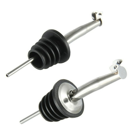 

Yoone 2Pcs Stainless Whisky Liquor Wine Pourer Stopper Bottle Spout Dispenser with Cap