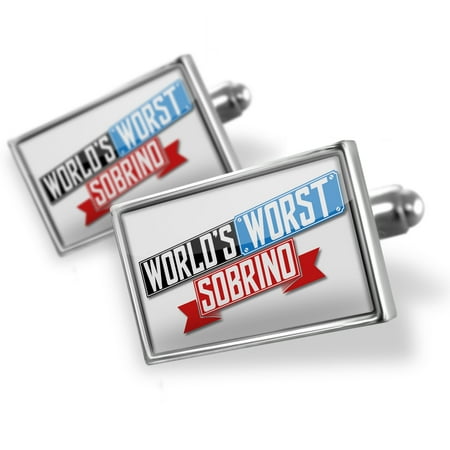 Cufflinks Funny Worlds worst sobrino - NEONBLOND