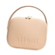 thumbnail image 4 of Estuche de tren de maquillaje, bolso organizador de maquillaje de viaje impermeable de PU para viajes a la playa caqui, 4 of 9