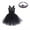 Black, variant on MEZZALL Toddler Girls Tutu Dresses Strap Shiny Tule Ballet Leotard Ballerina Clothes For Dance Comfort, 4-5 Years