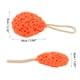 thumbnail image 4 of Esponja de baño de loofah con panal de 1 pieza para el baño de Unique Bargains Naranja, 4 of 6