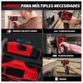 thumbnail image 3 of Kit Taladro Inalámbrico Impacto y Atornillador sin Escobillas Color Rojo, 3 of 5