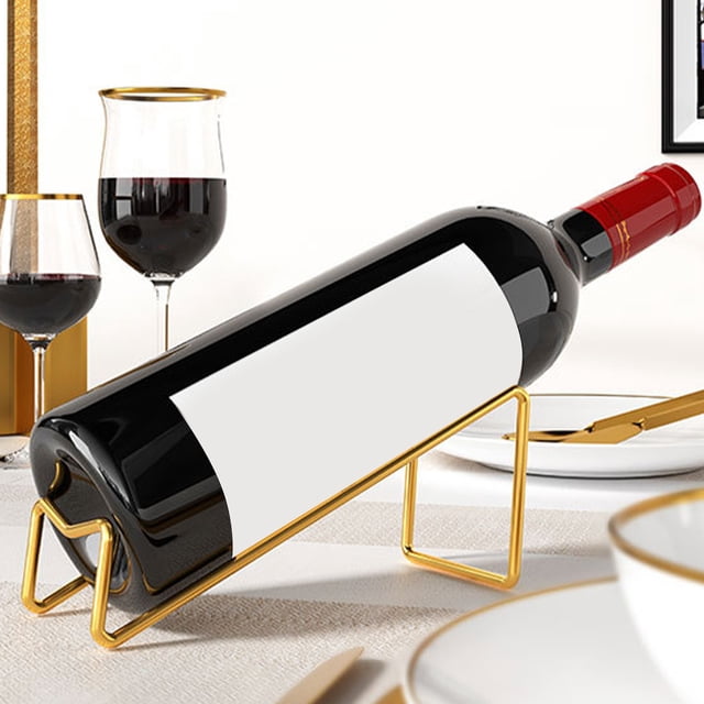 COM1950s Wall Mounted Wine Rack,Small Iron Wine Rack for Kitchen,Decorative Wine Bottle Holder and Display Shelf