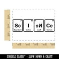 thumbnail image 2 of Science Periodic Table of Elements Rectangle Rubber Stamp Stamping Scrapbooking Crafting - Large 2.5in, 2 of 7