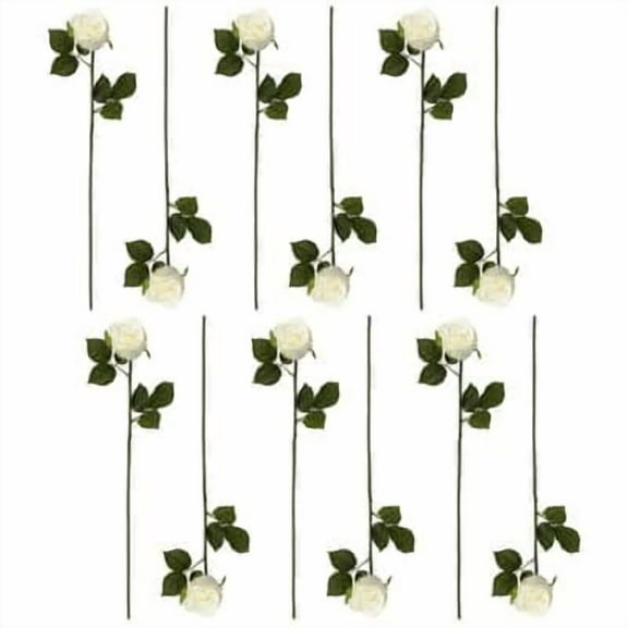 12 Pack: White Faux Rose by Ashland