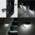 thumbnail image 4 of 6/4/2packs Solar Fence Lights Solar Deck Lights Solar Wall Lights Outdoor Fence Perfect Decorative Lighting Lamp For Fence Deck Patio Yard Garage Step Stair Lighting, 4 of 9