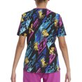 thumbnail image 2 of Scrubstar Women's Disney Lion King "Pattern Pride" V-Neck Print Scrub Top WM32T745LE, 2 of 5