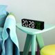 thumbnail image 3 of Reloj digital con temperatura Snooze Sunnimix para dormitorio y oficina negro y verde, 3 of 8