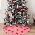 thumbnail image 5 of Lsque Strawberries Print Christmas Tree Skirt, Tree Skirt with Ties or Velcro, Perfect for Holiday Decorations, Halloween, and New Year-48", 5 of 7