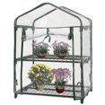 thumbnail image 3 of Home Garden Greenhouse Plant Veg Shelf Frame Cover Clear Pvc Cover, 3 of 3