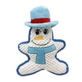 thumbnail image 3 of Juguete chirriante para perros, juguetes interactivos navideños para cachorros, manténgalos ocupados, juguetes suaves para enriquecer a los perros con muñeco de nieve, 3 of 10