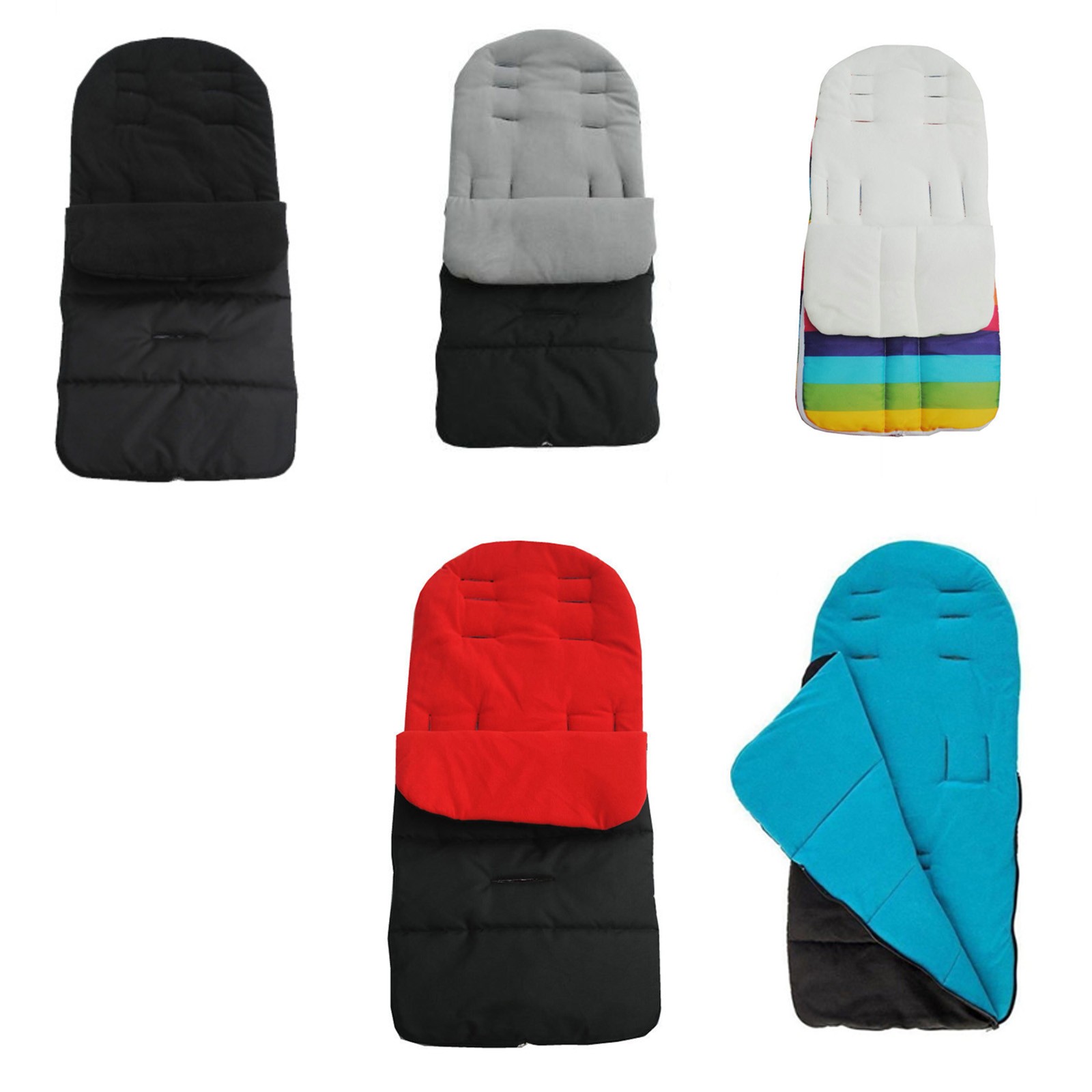 iversal Stroller Sleeping Bag Multifunctional Cover, Waterproof Windproof Winter Wearable, Baby Stroller Blanket Cushion For Outdoor Use - Black