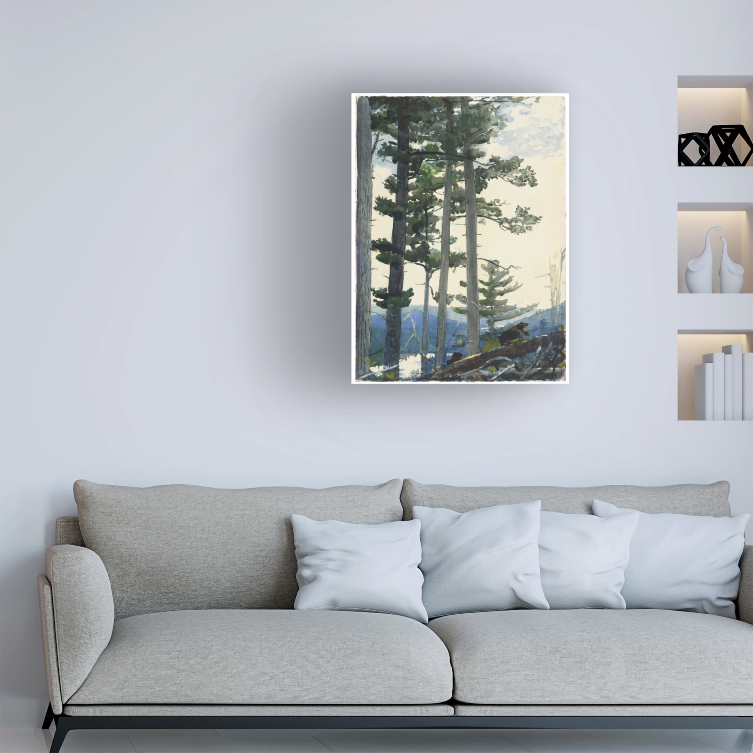 Homer 'Old Settlers' Canvas Art