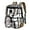 Yellow, variant on HJYCHN Girls Clear Backpack Large Capacity Water-Resistant for Elementary Middle School Students 8-15 Years School Backpack for Girls Black One Size