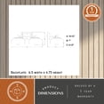 thumbnail image 6 of Belmont 2 Light Black and Brass Mid Century Modern Dome Bathroom Vanity Fixture, 6 of 13