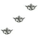 thumbnail image 5 of Qarigey Accesorios de media cara Retro Prom Masquerade Bola veneciana Fiesta Rendimiento Danza Decoración Halloween plata antigua Type1 NO1 Qarigey CBP373013, 5 of 6