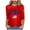 Red, variant on vigerkar 3/4 Sleeve USA Patriotic Shirts for Women 4th of July America Stars Stripes Flag Graphic Tops Summer BBQ Tee (White, L)