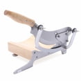 thumbnail image 5 of Manual Meat Slicer, Adjustable Stainless Steel Blade, Wooden Handle, Includes Sharpening Stick, 5 of 12