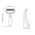 thumbnail image 3 of Dematting Comb for Dogs and Cats, Undercoat Rake Pet Brush for Long Hair, Dual-Sided Pet Grooming Brush Removes Tangles Knots and Loose Fur, Deshedding Grooming Tool, 3 of 5