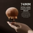 thumbnail image 3 of Extra Large Kabuki Body Self Tanner Brush - Blend & Blur Body Brush, Bronzer Tan Tanning Application for Flawless Body & Leg Tanner Makeup, Big Kabuki Tanning Applicator for Face, 3 of 9