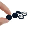 thumbnail image 4 of Unique Bargains 20Pcs  Fabric Cloth Covered Button 15mm Round Metal Sewing Buttons for Suits Blouses Sweaters, Navy Blue, 4 of 5