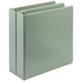 thumbnail image 1 of Ver Binder Samsill, anillo en D duradero, de 1.5 pulgadas, de origen vegetal, x2, color verde salvia, 1 of 6